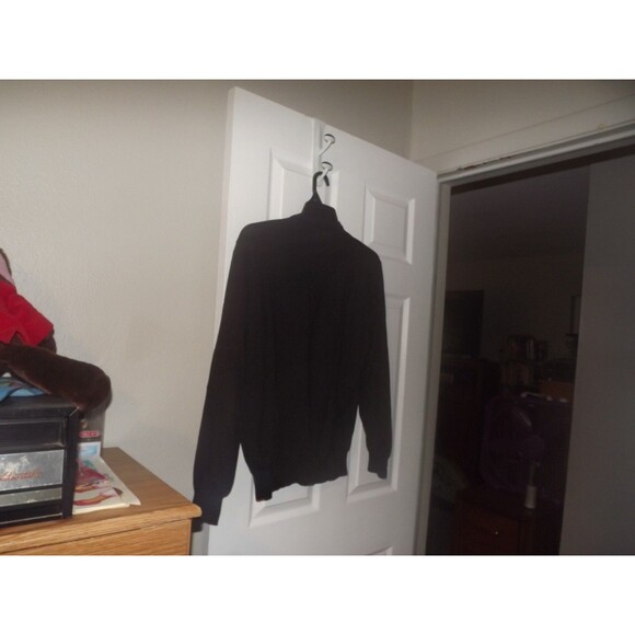 Veneziani Mens 100% Extra Fine Merino Wool V-Neck Sweater Size Large Brown - Picture 3 of 3